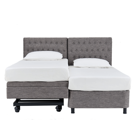 Aspire ComfiMotion Fixed Companion Suits Care & Luxe Portobello Grey Long Single