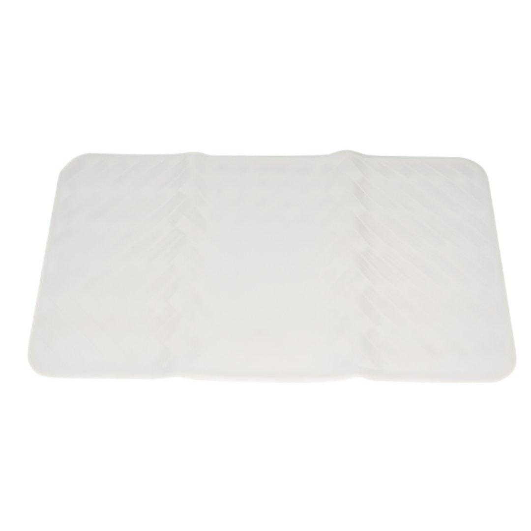 Barelli rubber shower mat, square 53 × 53 cm, non‑slip textured surface, durable design, supports safe bathing and reduces risk of slips and falls.