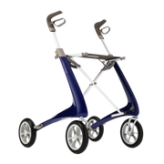 Byacre Carbon Ultralight Walker in multiple sizes and colours, lightweight carbon fibre rollator designed for stable, comfortable daily mobility indoors and outdoors.