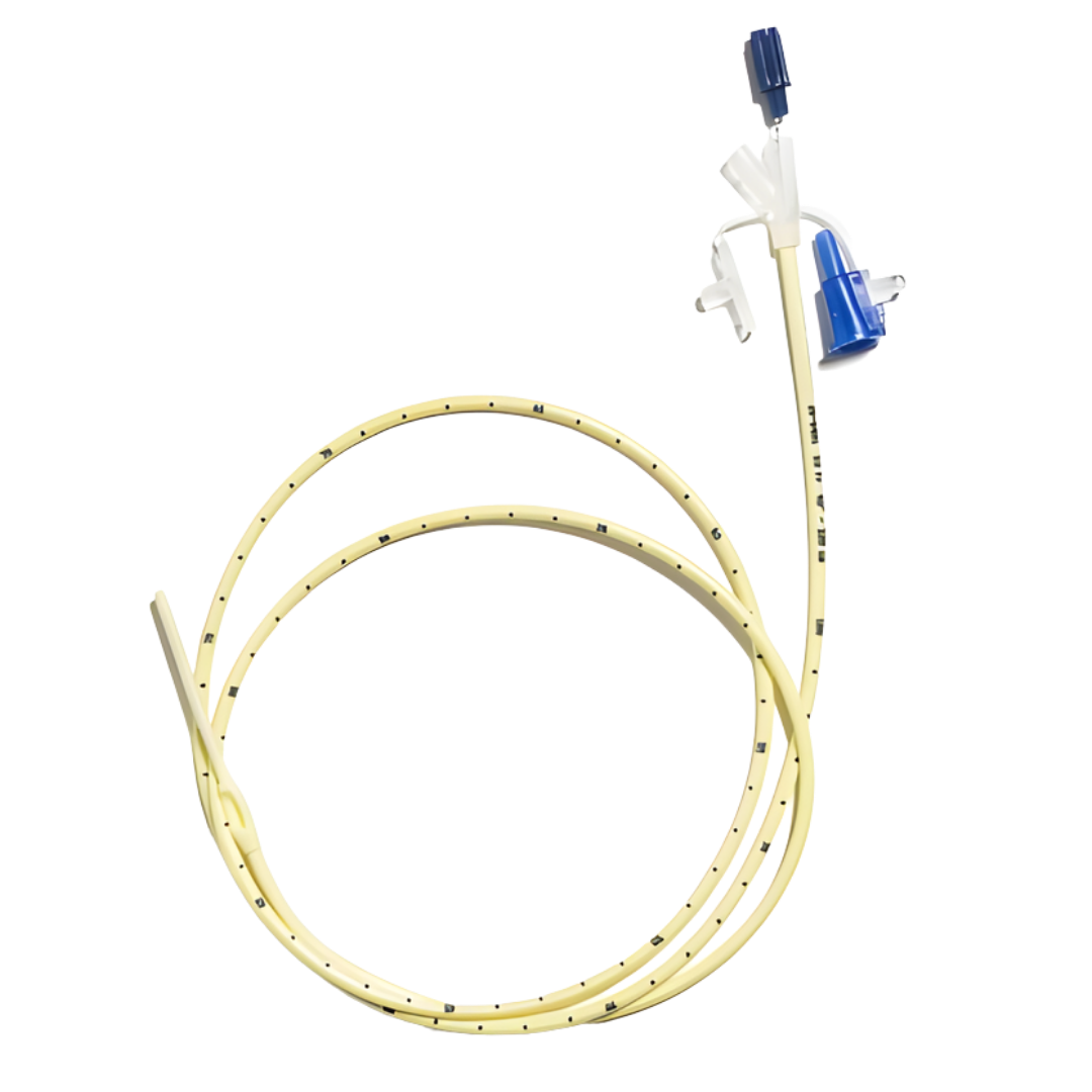 CORFLO 8Fr 109cm ENFit Ultra 3Gm feeding tube with stylet, designed for placement and safe enteral nutrition delivery, flexible and reliable use daily