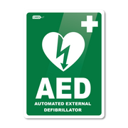 Cardiact Poly Aed Sign 22.5 X 30Cm Signage