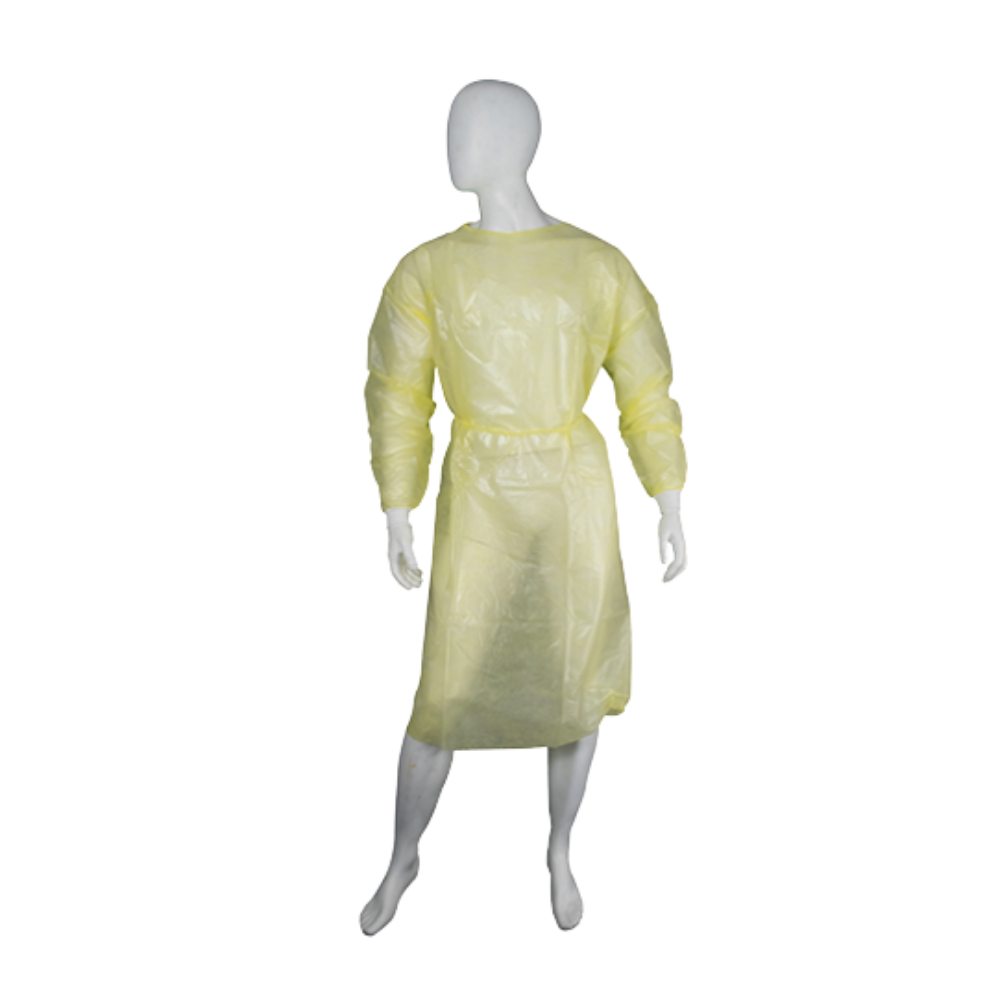 Clinical Level 3 AAMI Non-Sterile Impervious Isolation Gown Elastic Cuffs Oversize