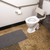 Conni Floor Mat Mid Runner Grey – Absorbent, waterproof, anti-slip mat for hallways, bathrooms, and narrow spaces.