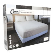 Conni Mattress Protector in Single, Double, King Single, Queen and King sizes offers discreet, washable waterproof bedding protection for comfort and dignity.