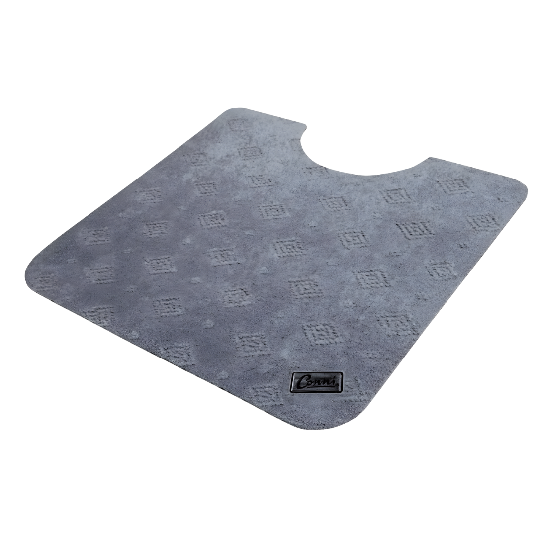 Conni Toilet Floor Mat in multiple colours, absorbent and non-slip, designed for continence care, aged care, NDIS participants, and home bathroom safety.