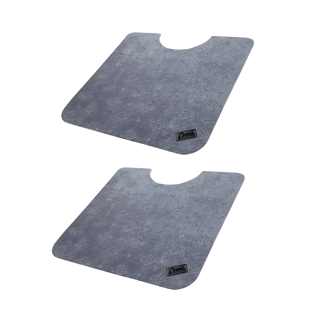 Conni Toilet Floor Mat in multiple colours, absorbent and non-slip, designed for continence care, aged care, NDIS participants, and home bathroom safety.