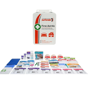 Defender 3 Series Metal Tough First Aid Kit with durable case and comprehensive supplies for workplace safety.