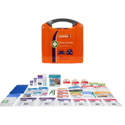 Defender 3 Series Plastic Neat First Aid Kit with compact plastic case and essential emergency supplies