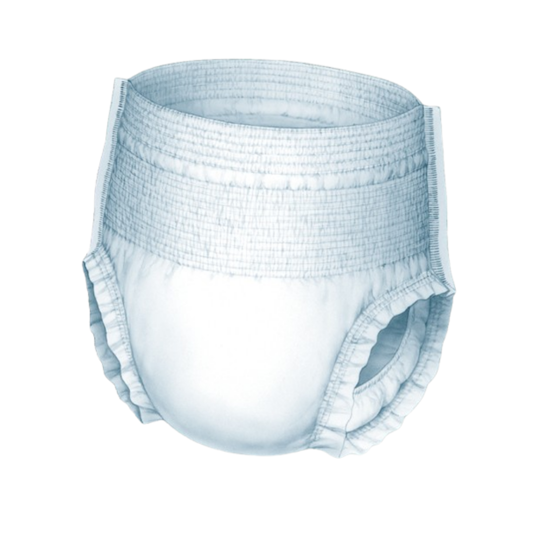 Depend Unisex Underwear Super Plus in sizes S to XL, discreet absorbent continence care solution offering comfort, dignity, and reliable protection daily.