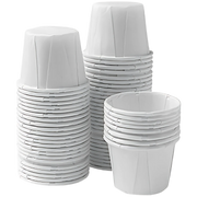 Biodegradable disposable paper pill cups for medication dispensing – eco-friendly, single-use design