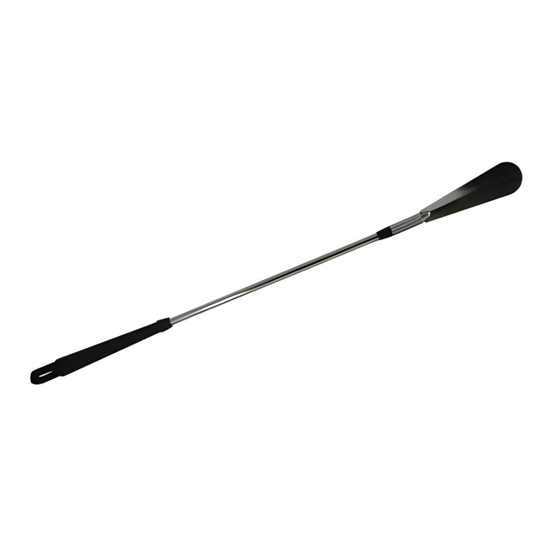 Dressing Shoehorn Chromed Steel in standard size, durable and smooth design for easier daily dressing support.