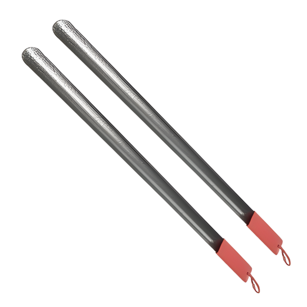 Dressing Shoehorn Steel with Rubber Grip designed to help users slide their foot into shoes easily, reducing bending and supporting safe, independent dressing.