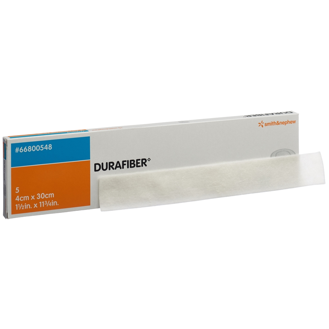 Durafiber Non-Woven Gelling Dressing 4cm x 30cm – Advanced absorbent dressing for moderate to heavy exudate wounds