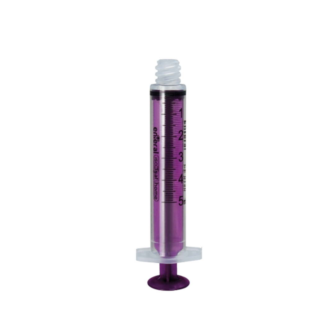 ENFit Enteral Syringe Purple – Low dose, single-use syringe for accurate enteral feeding