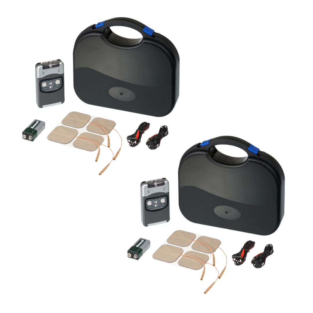 Electrotherapy – Analog TENS Machine by ILS Physio, a portable device used for transcutaneous electrical nerve stimulation.