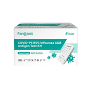 Fanttest 4合1快速抗原检测试剂盒（鼻拭子）新冠/RSV/甲流/乙流