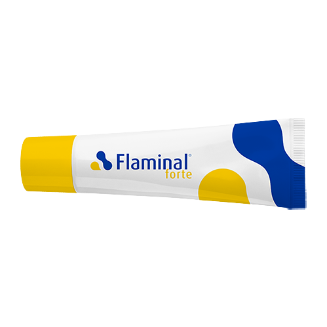 Flaminal Forte Enzyme Alginogel 50g advanced wound care gel for chronic and acute wounds, promotes healing with enzymatic and alginate formula.