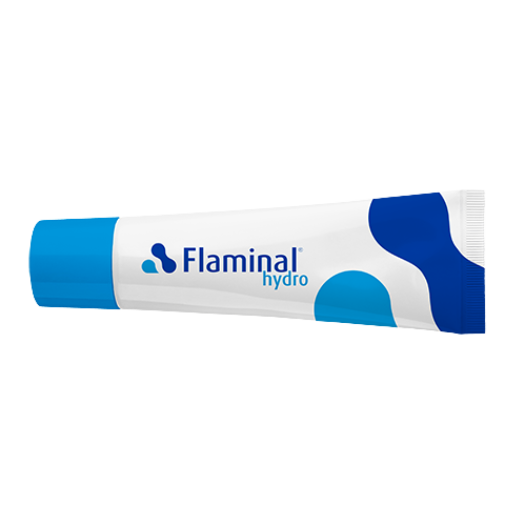 Clinical-grade Flaminal Hydro 50g alginogel for managing low to moderately exuding wounds and supporting natural autolytic debridement