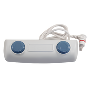Foot Control Red Dot accessory for electric hi-lo treatment couches, enabling hands-free height adjustment for safe and hygienic patient care.