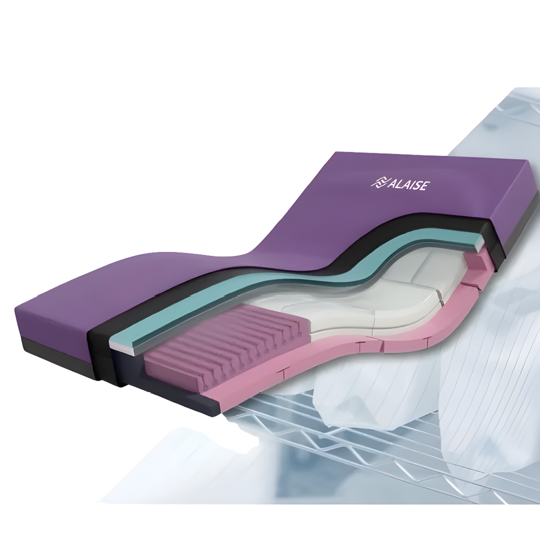 Forte Healthcare Alaise Mattress available in multiple sizes, advanced pressure care design offering durable comfort and support for aged care and home use.
