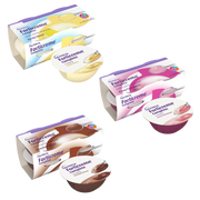 Forticreme Complete dessert-style nutritional supplement cup in vanilla flavour, showing smooth creamy texture designed for high energy and protein support.
