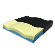 Funke X Seat Cushion 16 x 16in provides ergonomic, washable pressure relief support for wheelchairs, aged care, and everyday seating comfort.