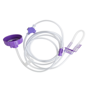 Gravity Giving Set standard enteral feeding tube set with adjustable clamp designed for controlled nutrition delivery in home and clinical care settings