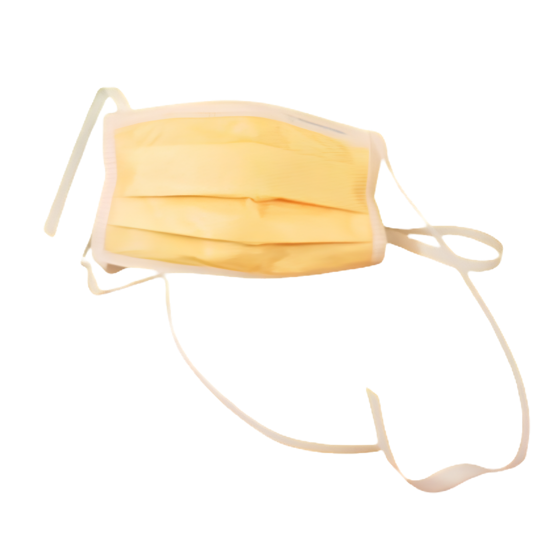 Halyard Fluidshield Level 3 Fog-Free Surgical Face Mask Orange provides maximum fluid protection with fog-free visibility for healthcare and surgical use.