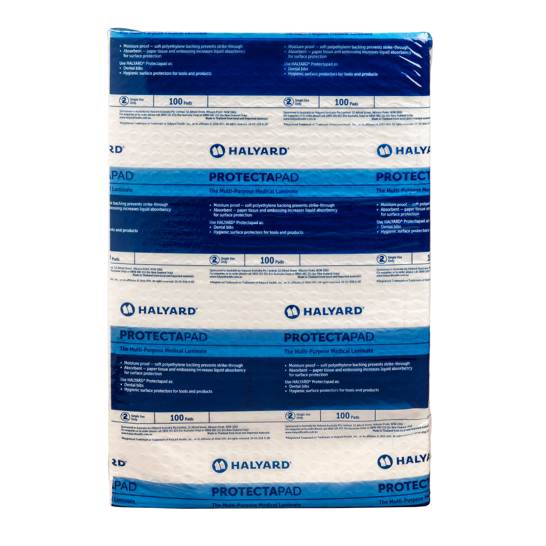 Halyard Protecta Pads 28.5 x 43cm Large provide durable absorbent protection for bedding and surfaces, supporting hygiene in patient and aged care settings.