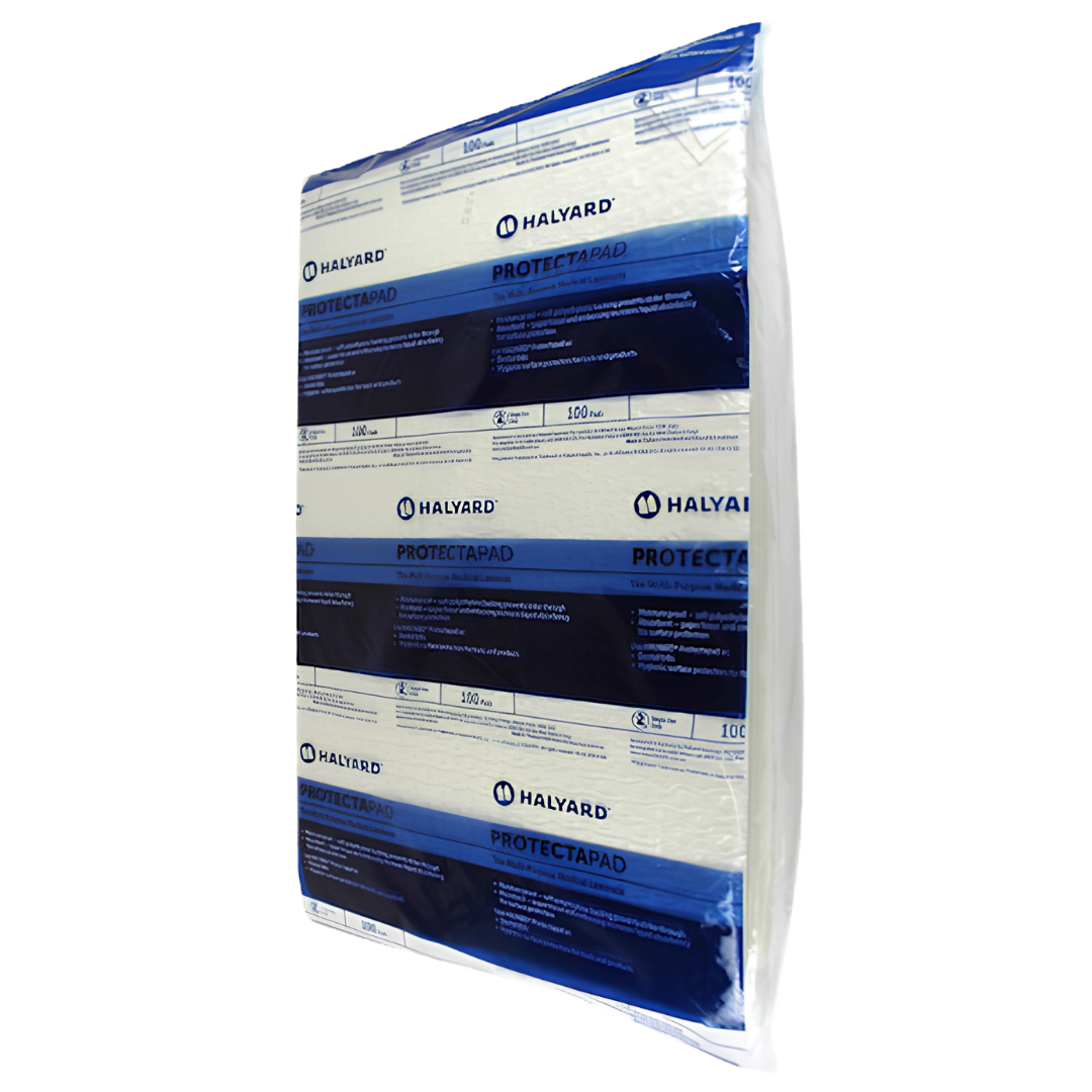 Halyard Protecta Pads 28.5 x 43cm Large provide durable absorbent protection for bedding and surfaces, supporting hygiene in patient and aged care settings.