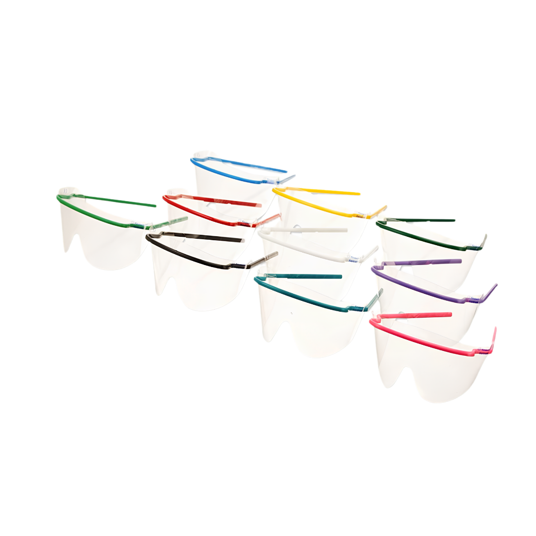 Halyard Safeview Assembled Glasses provide clear, impact-resistant eye protection with a lightweight design, ideal for healthcare, aged care, and workplace safety.