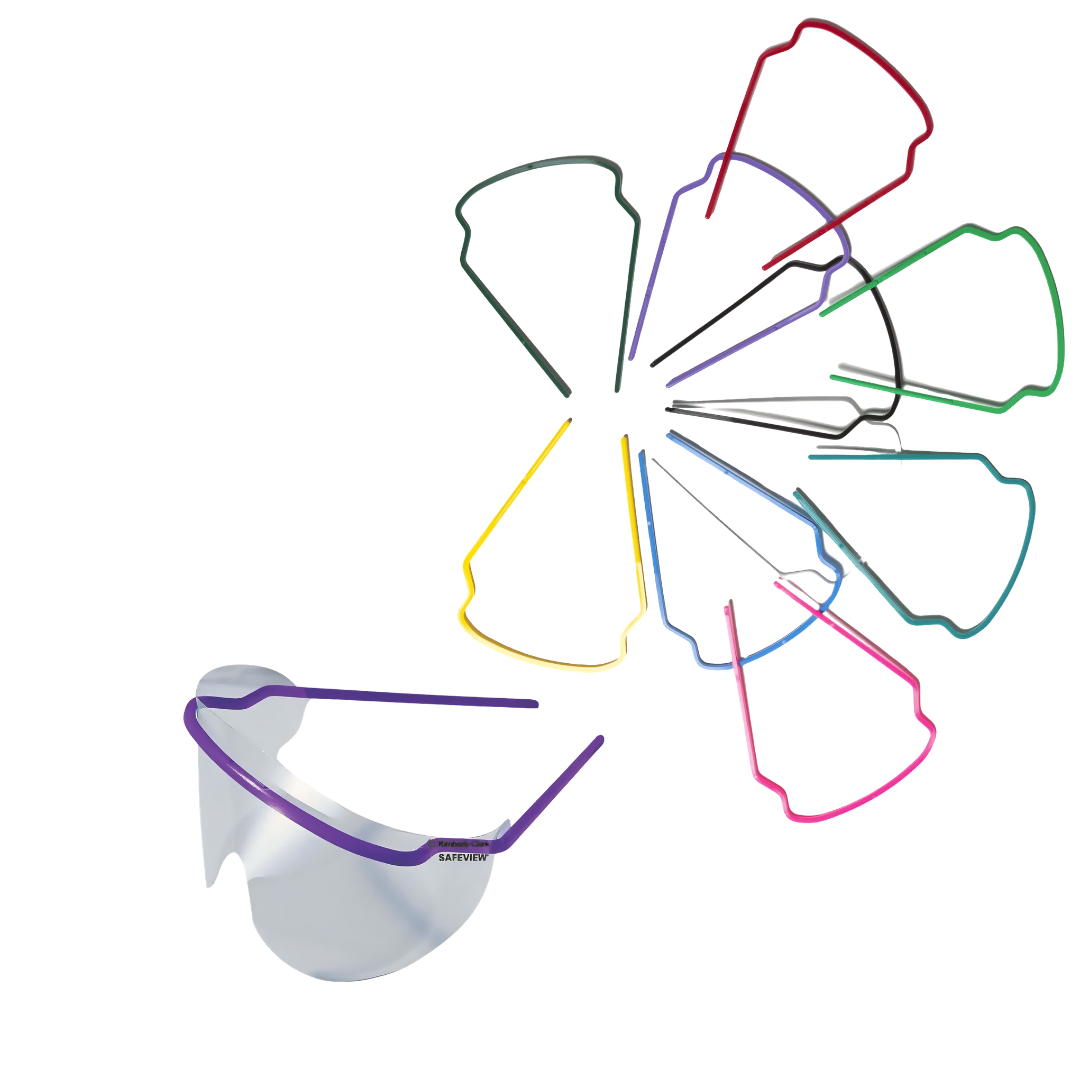 Halyard Safeview Assembled Glasses provide clear, impact-resistant eye protection with a lightweight design, ideal for healthcare, aged care, and workplace safety.