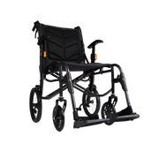 Hero Medical Active Ultra Lite1 8'' Transit Wheelchair – carbon fibre, foldable, lightweight mobility aid.