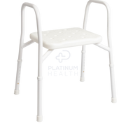 HeroMedicalShowerStool-NonPaddedAluminiumRustFree