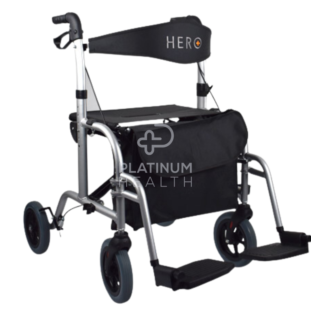 HeroMedicalWheelchairRollator-Fusion2in1