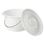 Hero Medical Bowl and Lid for Hero bathroom products, durable and hygienic accessory for patient care.