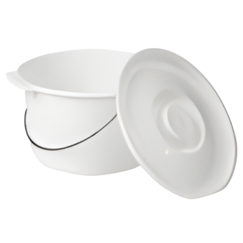 Hero Medical Bowl and Lid for Hero bathroom products, durable and hygienic accessory for patient care.