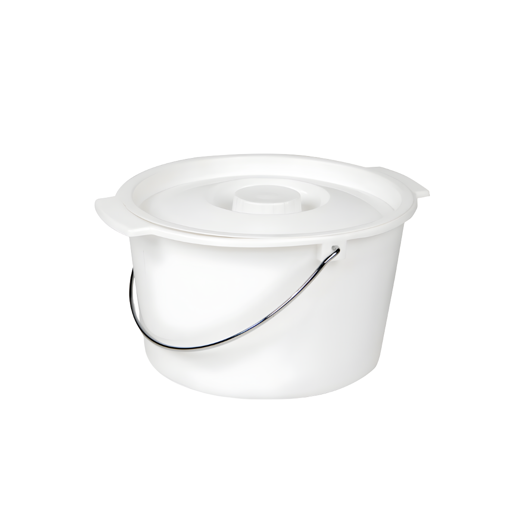 Hero Medical Bowl and Lid for Hero bathroom products, durable and hygienic accessory for patient care.