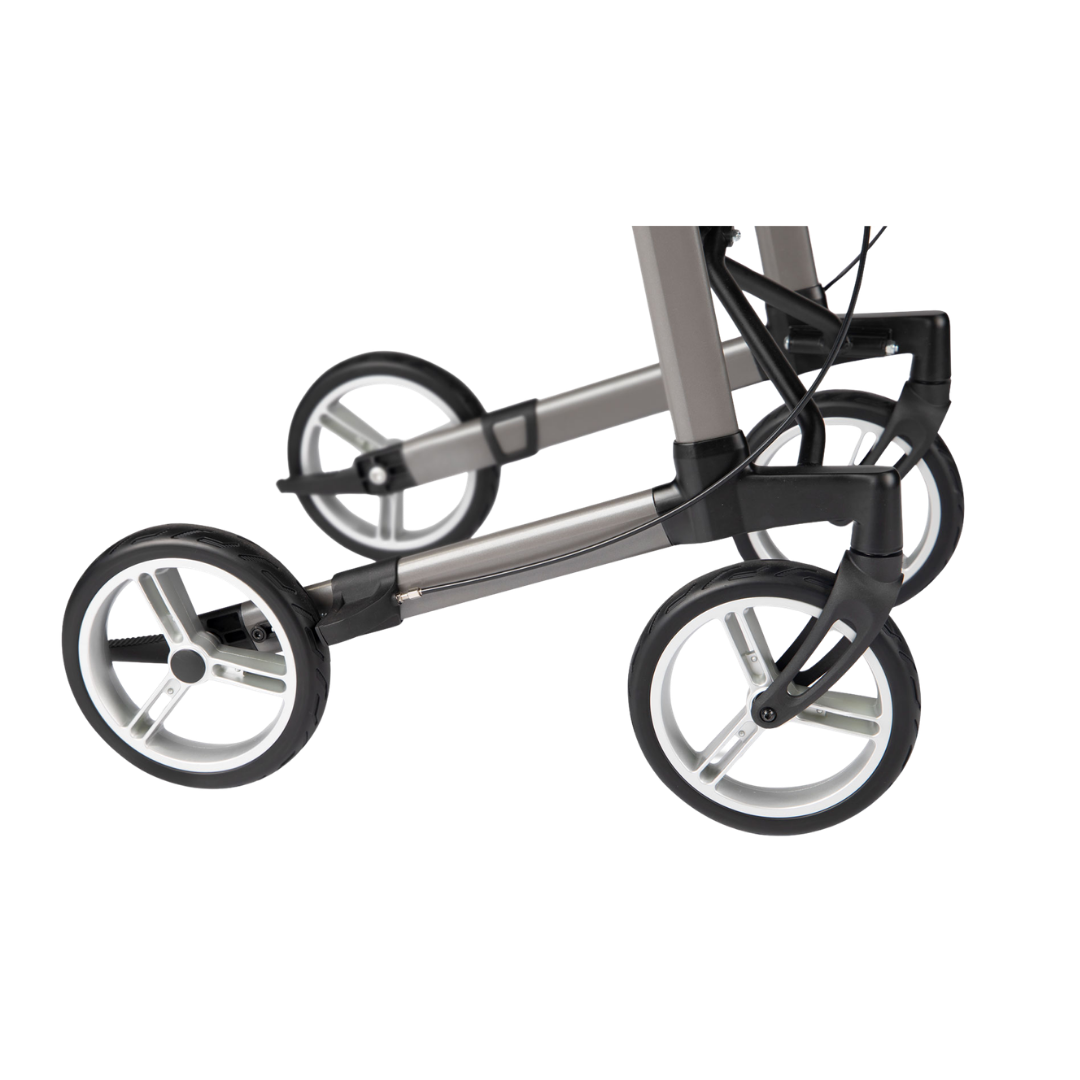 Hero Medical Euro Lite aluminium seat walker, lightweight rust‑free frame, ergonomic handles, stable design, supports safe mobility and independent walking.