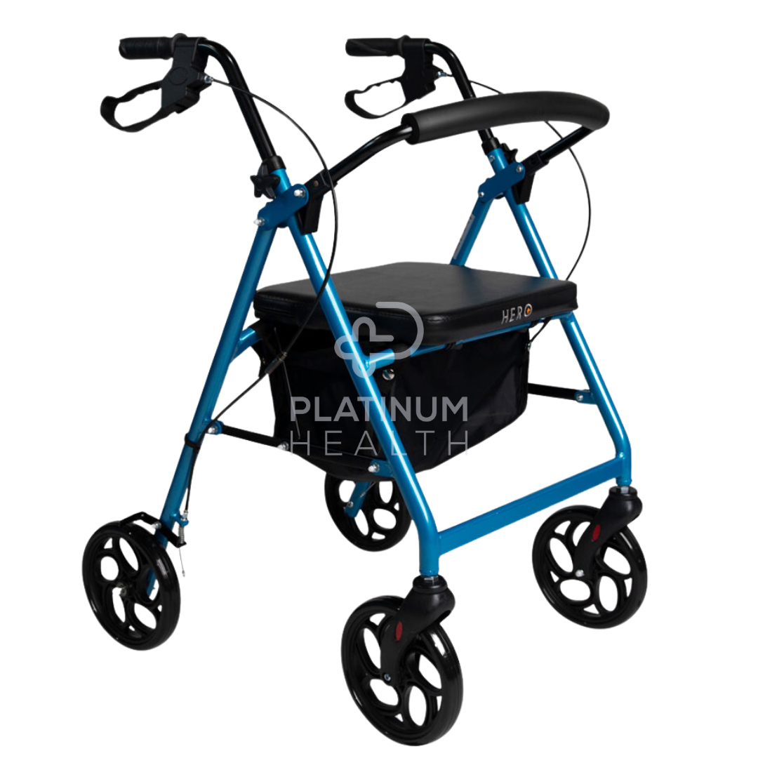 Hero Medical Quad Seat Walker-8 inch wheels