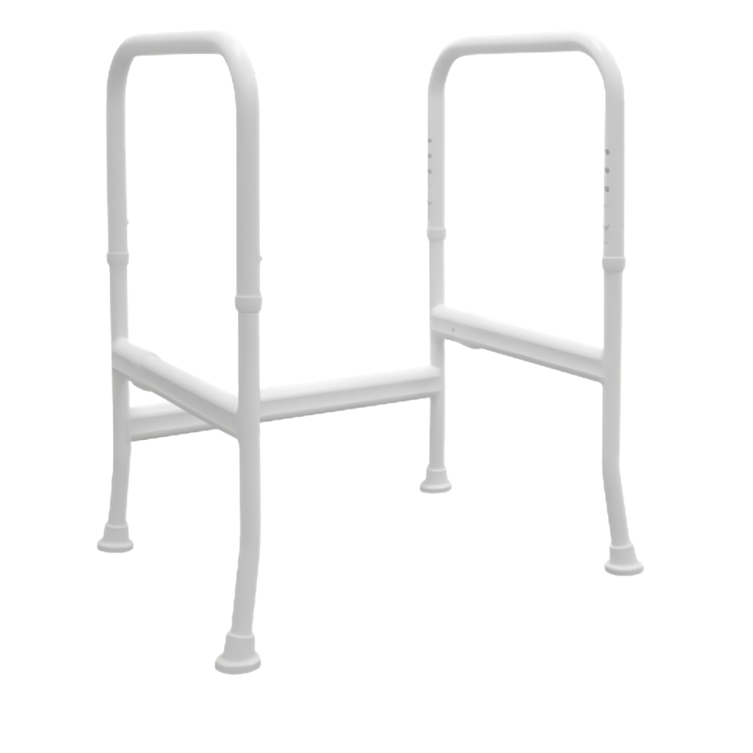 Hero Medical Toilet Pan Surround, rust‑free aluminium frame, lightweight support aid with stable design, assists safe transfers and bathroom independence. 