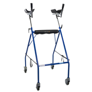 Hero Medical Tutor Plus Forearm Walker with ergonomic forearm supports, lightweight rust‑free aluminium frame, adjustable height, designed for safe mobility and independence.