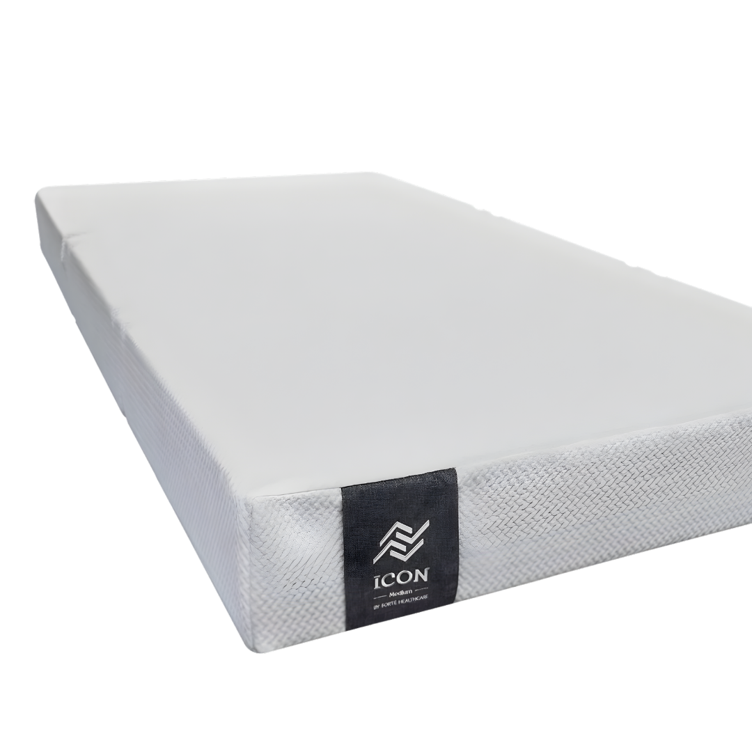 Homecare Icon Medium Premium Triple Layer Mattress, available in king single and long king single, designed for medium risk pressure care support.