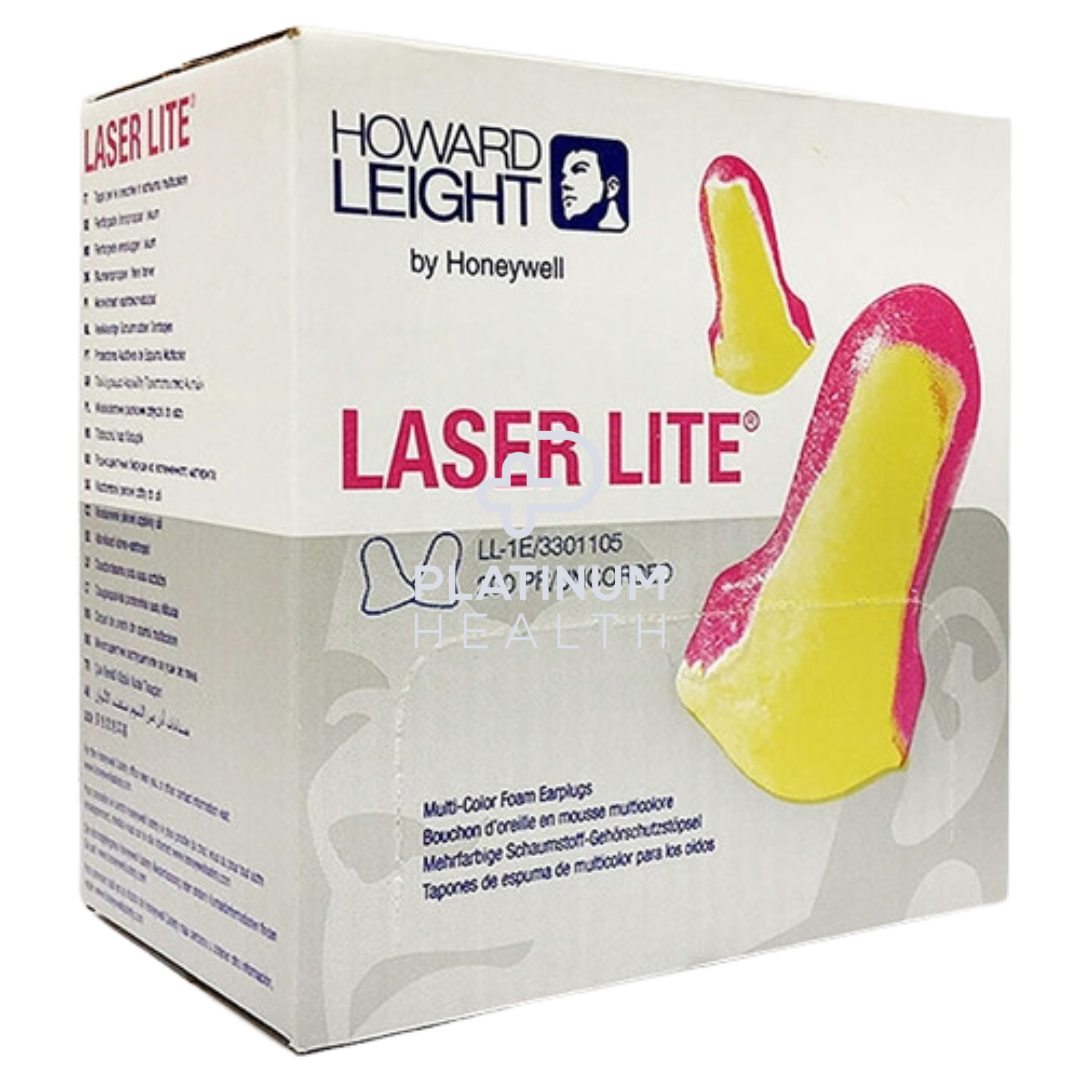 Howard Leight Laser Lite LL-1 25dB CL4 Uncorded Earplugs