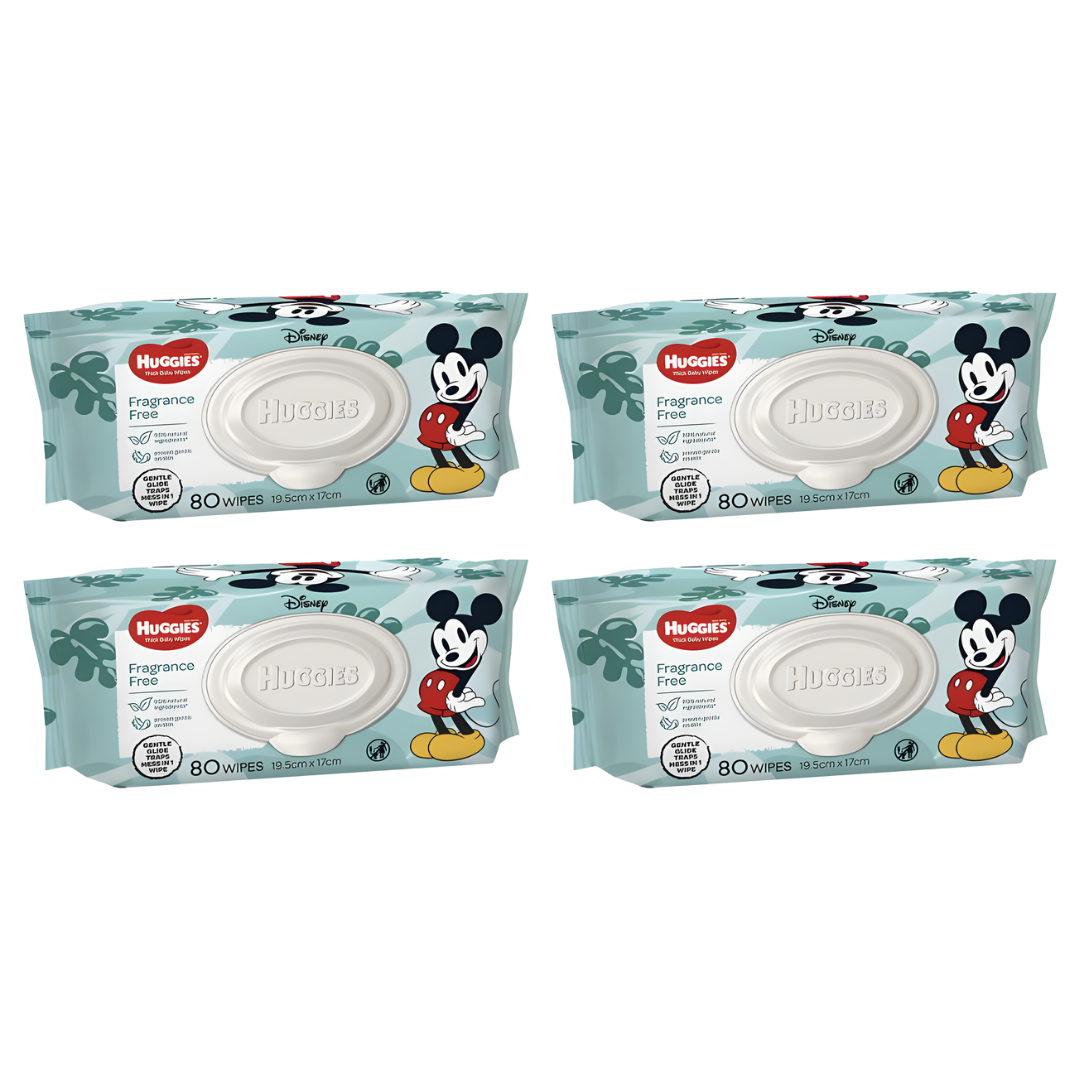 Huggies Gentle Cleanse Fragrance Free Baby Wipes, soft and durable wipes for sensitive baby skin and daily hygiene.