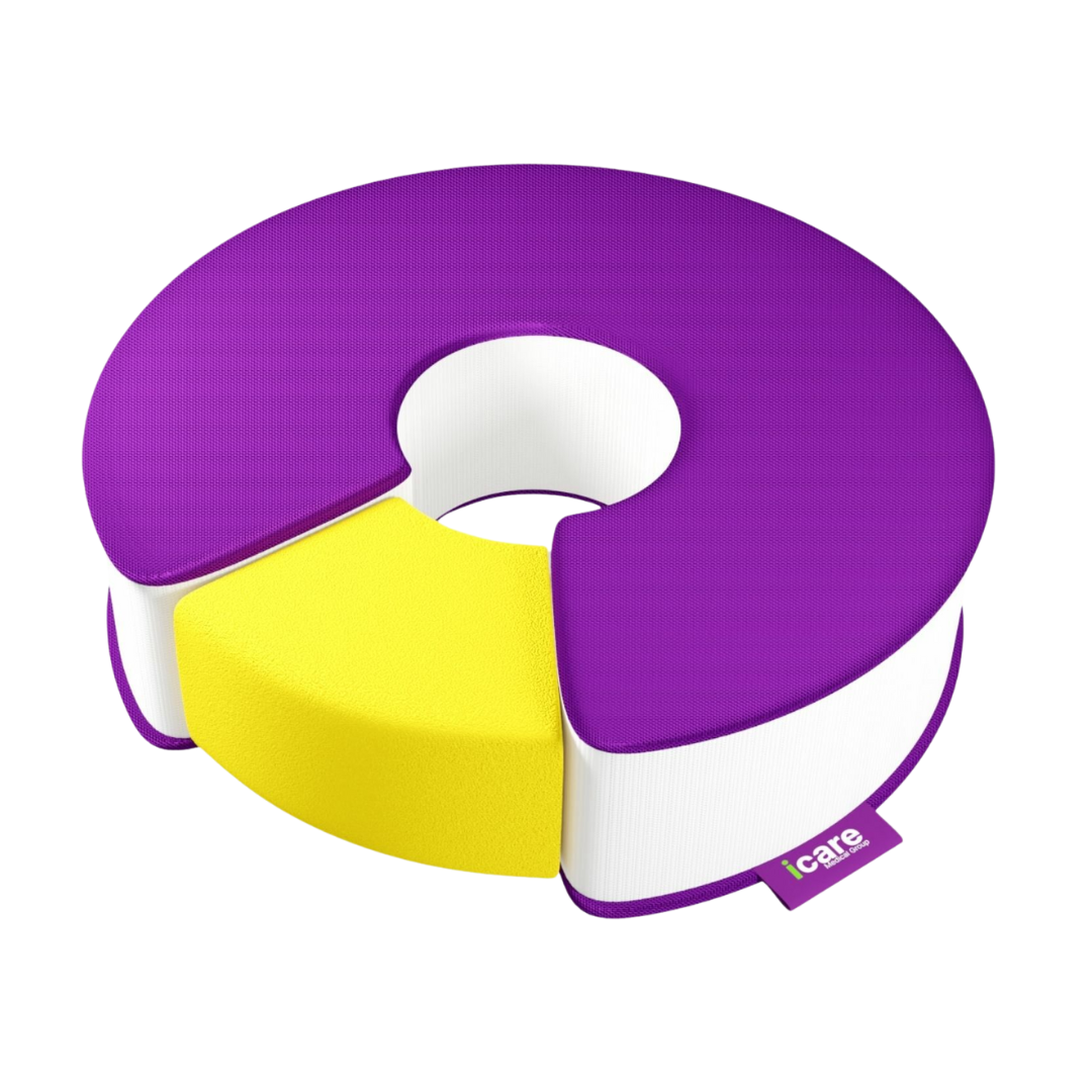 Icare Donut Cushion – Ergonomic pressure relief cushion for coccyx pain, hemorrhoids, and post-surgical recovery