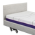 Icare Headboard mounted on an adjustable bed, featuring soft upholstery and pillow retention support for enhanced comfort and bedroom style.