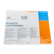 Intrasite Gel Conformable Dressing provides soothing hydration and gentle debridement for dry or necrotic wounds, available in flexible sizes for comfortable wound care.