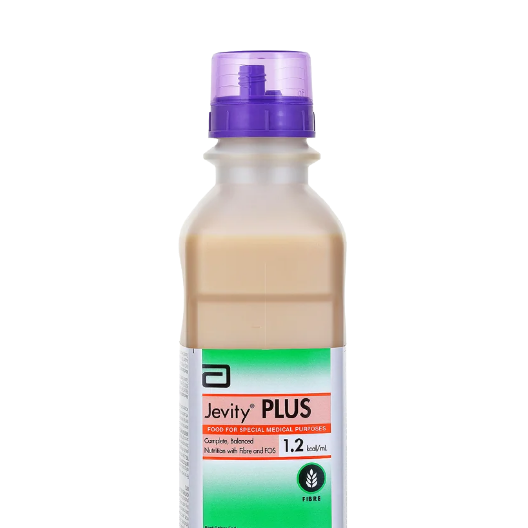 Jevity Plus Ready To Hang Unflavoured 1000mL enteral feeding formula.