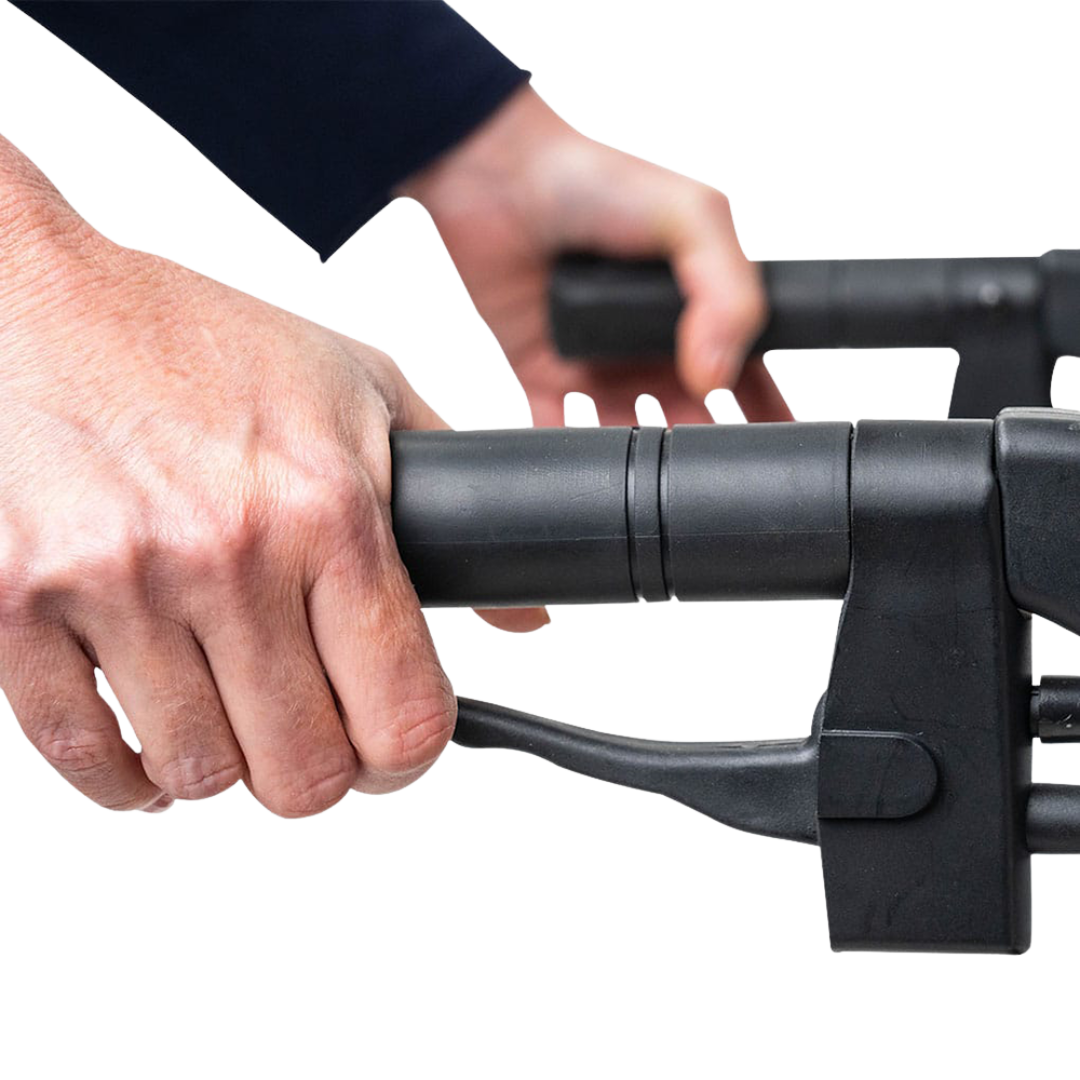 Karma Ergo Lite Deluxe Wheelchair – ultra-light, foldable wheelchair with ergonomic seating and antimicrobial upholstery for everyday mobility.